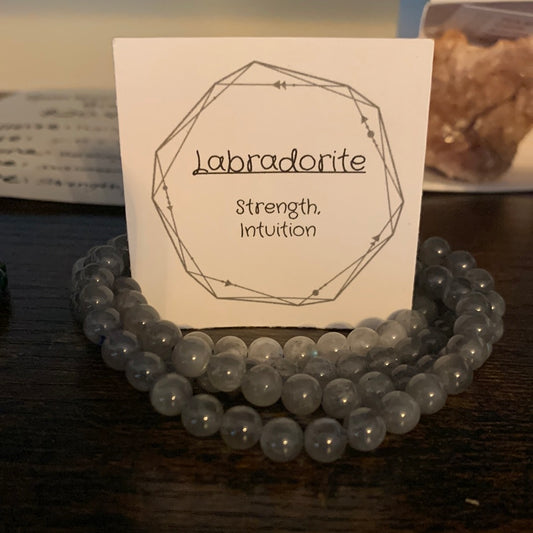 Labradorite gemstone bracelet