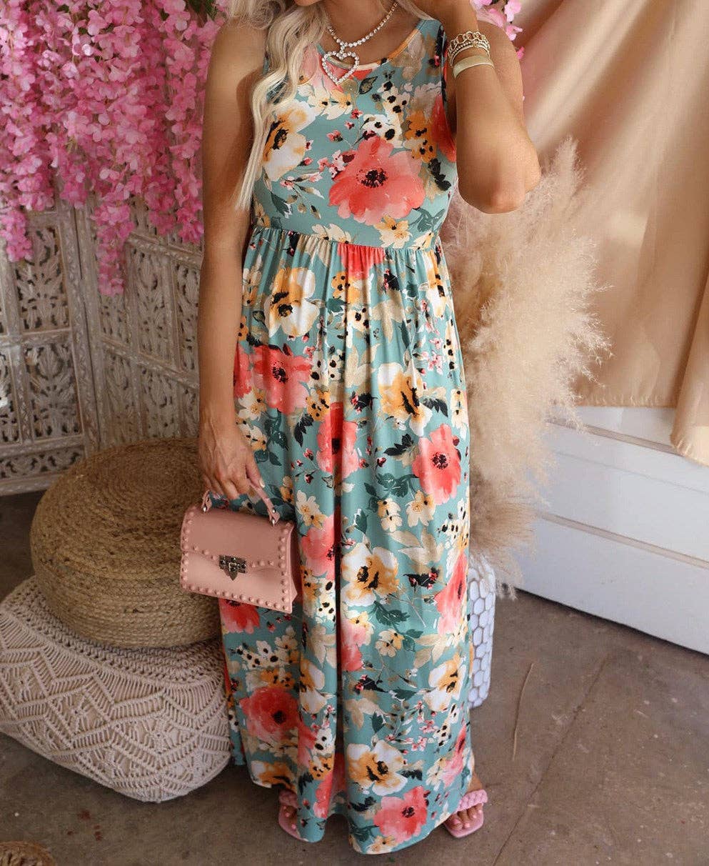 A Walk in the Park Maxi Dress